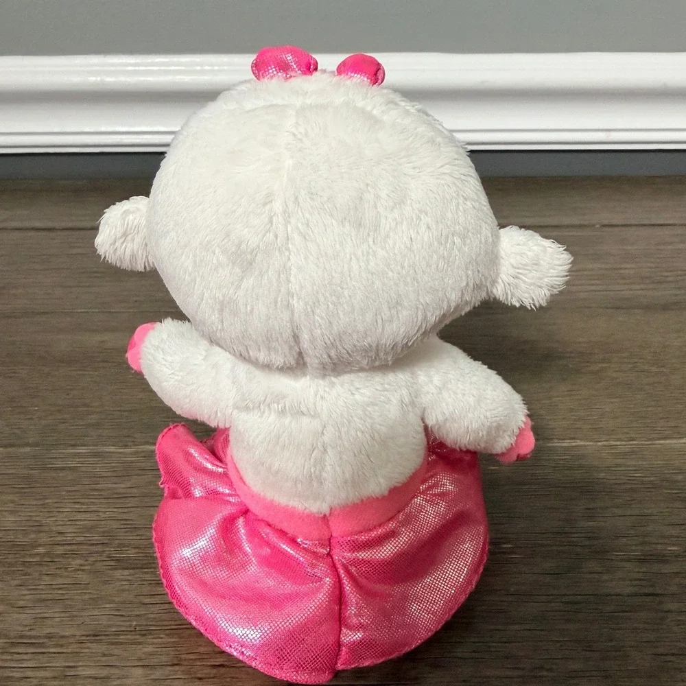 Ty Disney Doc McStuffins Lambie Plush Beanie Baby Pink Tutu Stuffed Animal